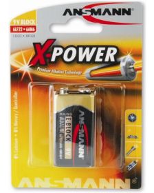 Ansmann X-P 6LR61 - 9V, 1x, Alkalna Baterija