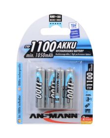 Ansmann Acu LR03 - AAA, 4x, NiMH Polnilna baterija