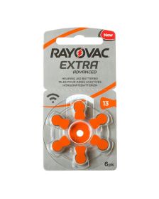 Rayovac Extra A13 - PR48, 6x, Cink-Zračna baterija za slušne aparate