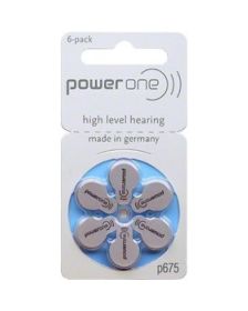Power One Varta A675 - PR44, 6x, Cink-Zračna baterija za slušne aparate