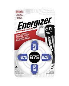 Energizer A675 - PR44, 4x, Cink-Zračna baterija za slušne aparate