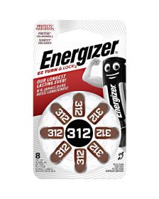 Energizer A312 - PR41, 8x, Cink-Zračna baterija za slušne aparate