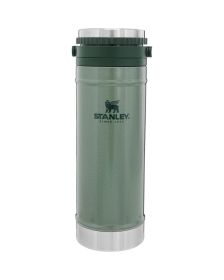 Stanley The Classic Travel Mug French Press 0,47L, Hammertone Zelena, Vakuumsko
