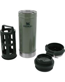 Stanley The Classic Travel Mug French Press 0,47L, Hammertone Zelena, Vakuumsko