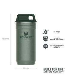 Stanley Set kozarcev + prisrčnica, Hammertone zelena