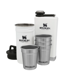 STANLEY PRE-PARTY SET FLASK+GLASSES