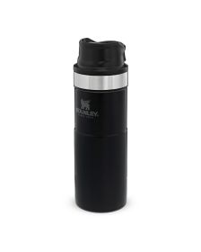 Stanley The Classic Trigger-Action Travel Mug 0,47L, Mat Črna, Vakuumsko izolira