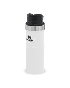 Stanley The Classic Trigger-Action Travel Mug 0,47L, Polar Bela, Vakuumsko izoli