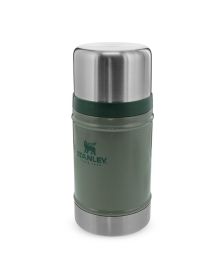 Stanley The Legendary Classic Food Jar 0.70L, Hammertone Zelena, Vakuumsko izoli
