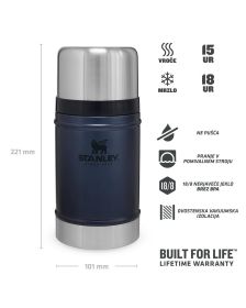 Stanley The Legendary Classic Food Jar 0.70L, Nightfall Modra