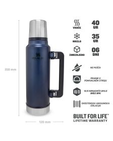 Stanley The Legendary Classic Bottle 1,4L, Nightfall Modra, Vakuumsko izolirana