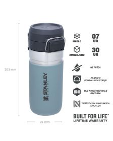 Stanley Quick Flip Water Bottle 0.47L, Shale,