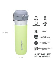 Stanley Quick Flip Water Bottle 0.7L, Citron