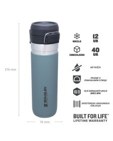 Stanley Quick Flip Water Bottle 0.7L, Shale