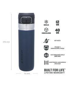 Stanley Quick Flip Water Bottle 0.7L, Abyss