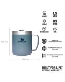 Stanley Classic Camp Mug, Hammertone Ice