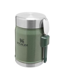 Stanley Classic Food Jar + Spork 0.4L, Hammertone Zelena, Posoda za hrano