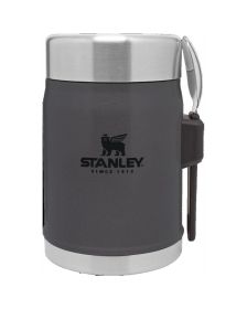 Stanley Classic Food Jar + Spork 0.4L, Charcoal