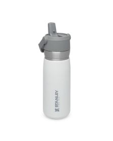Stanley Quick Flip Straw  Bottle, 0.65L, Polar Bela, Steklenica