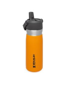 Stanley Quick Flip Straw  Bottle, 0.65L, Saffron Oranžna, Steklenica