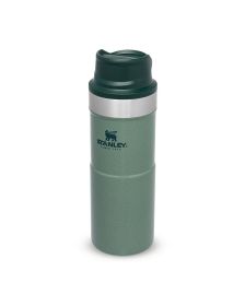 Stanley Classic Trigger Travel Mug 0,35L, Hammertone Zelena, Steklenica