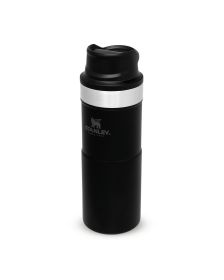 Stanley Classic Trigger Travel Mug 0,35L, Matte Black Črna, Steklenica