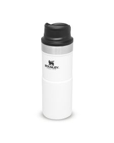 Stanley Classic Trigger Travel Mug 0,35L, Polar Bela, Steklenica