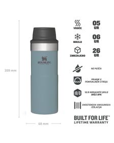 Stanley Classic Trigger Travel Mug 0,35L, Shale