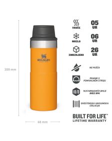 Stanley Classic Trigger Travel Mug 0,35L, Saffron