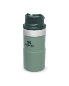 Stanley Classic Trigger Travel Mug 0,25L, Hammertone Zelena, Steklenica