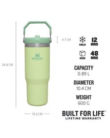 Stanley kozarec The IceFlow Flip Straw Tumbler, 0,89l, Citron