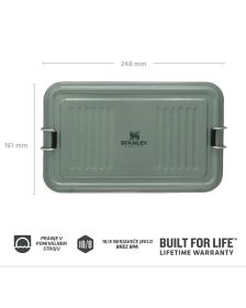 Stanley The Useful Classic Box 1.1L, Hammertone Zelena