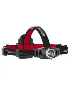 Ledlenser H6R, Črna/Rdeča, Naglavna polnilna svetilka