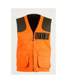 TELOVNIK- BREZROKAVNIK ORANGE / GREEN DVOBARVEN KANVAS -707B
