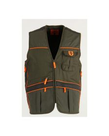 TELOVNIK- BREZROKAVNIK S ODSEVNIMI ROBOVI ORANGE-LV800