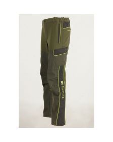 LOVSKE ELASTIČNE HLAČE S KEVLAR NAŠITKI-GREEN T-120