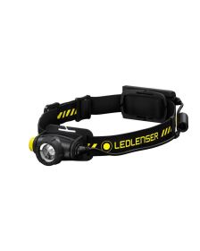 Ledlenser H5R Work, Naglavna polnilna svetilka, Črna/Rumena