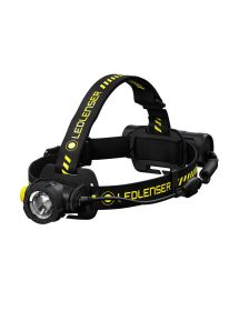 Ledlenser H7R Work, Polnilna naglavna svetilka, Črna/Rumena