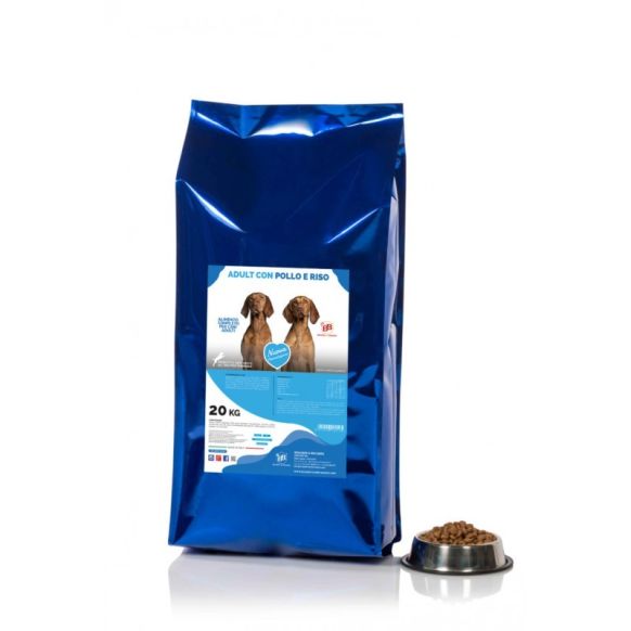 Dry food for adult dogs - chicken & rice