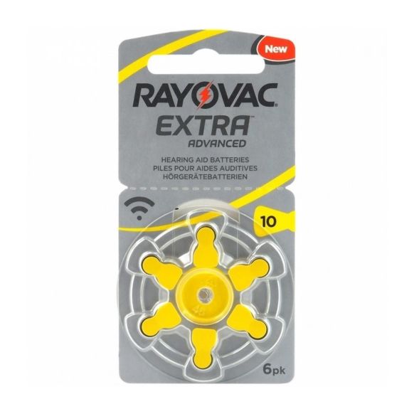 Rayovac Extra A10 - PR70, 6x, Cink-Zračna baterija za slušne aparate