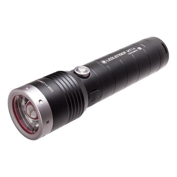 Ledlenser MT14, Black, rechargeable flashlight
