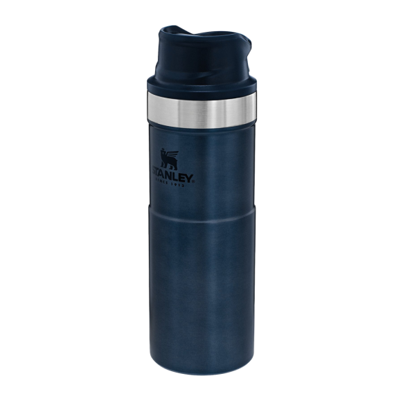 Stanley The Classic Trigger-Action Travel Mug 0,47L, Nightfall Modra, Vakuumsko
