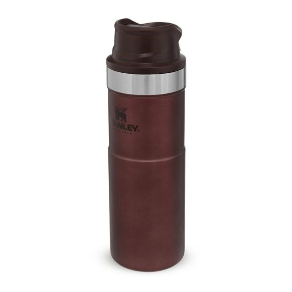 Stanley The Classic Trigger-Action Travel Mug 0,47L, Wine Rdeča, Vakuumsko izoli