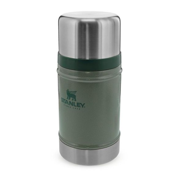 Stanley The Legendary Classic Food Jar 0.70L, Hammertone Zelena, Vakuumsko izoli