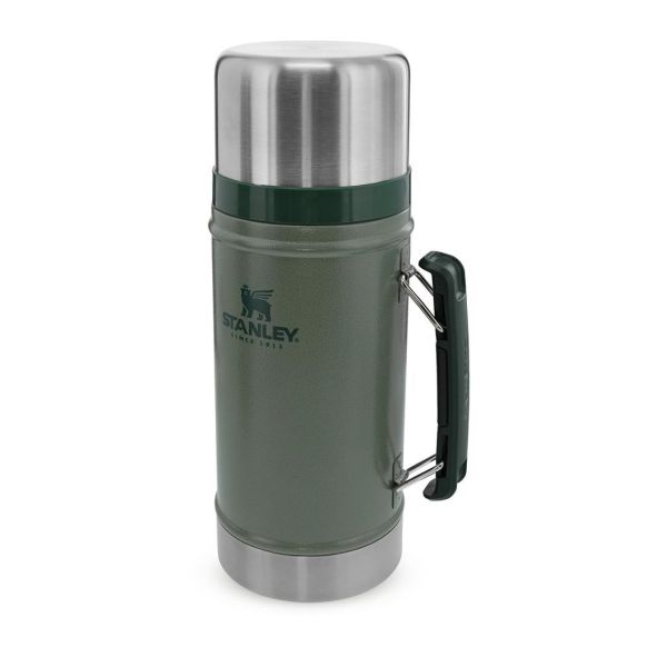 Stanley The Legendary Classic Food Jar 0.94L, Hammertone Zelena, Vakuumsko izoli