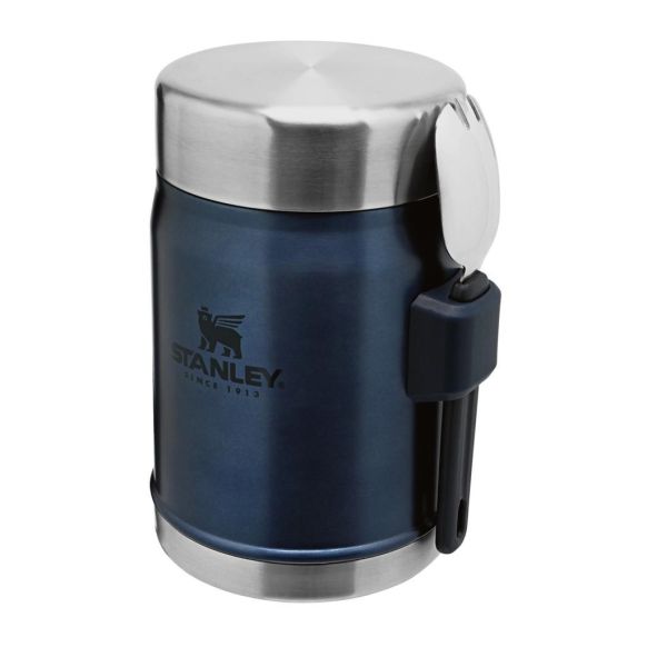 Stanley Classic Food Jar + Spork 0.4L, Nightfall Modra, Posoda za hrano