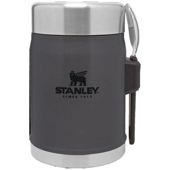 Stanley Classic Food Jar + Spork 0.4L, Charcoal