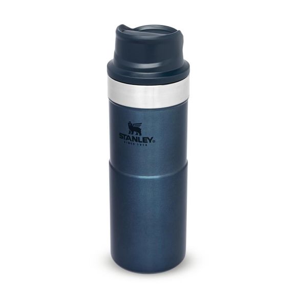 Stanley Classic Trigger Travel Mug 0,35L, Nightfall Modra, Steklenica
