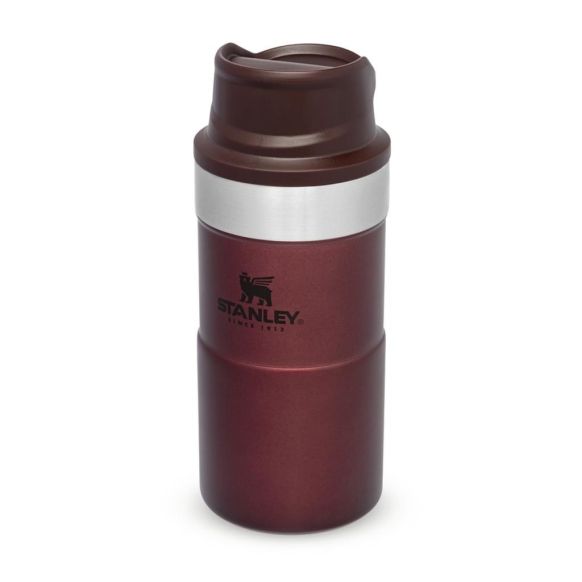 Stanley Classic Trigger Travel Mug 0,25L, Wine Rdeča, Steklenica