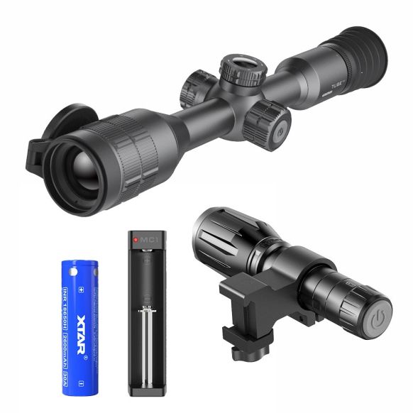 InfiRay Tube TD70L V2 night vision riflescope + 940 Laser Illuminator + batttery kit